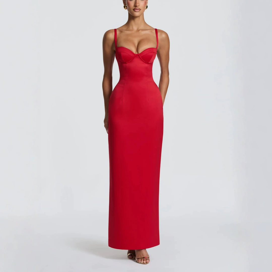 Damen Elegantes Ballkleid mit figurformendem Design R&B