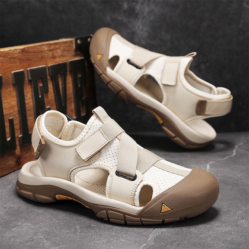 Damen Multifunktionale Outdoor-Sandalen mit verstellbaren Riemen und rutschfester Sohle R&B