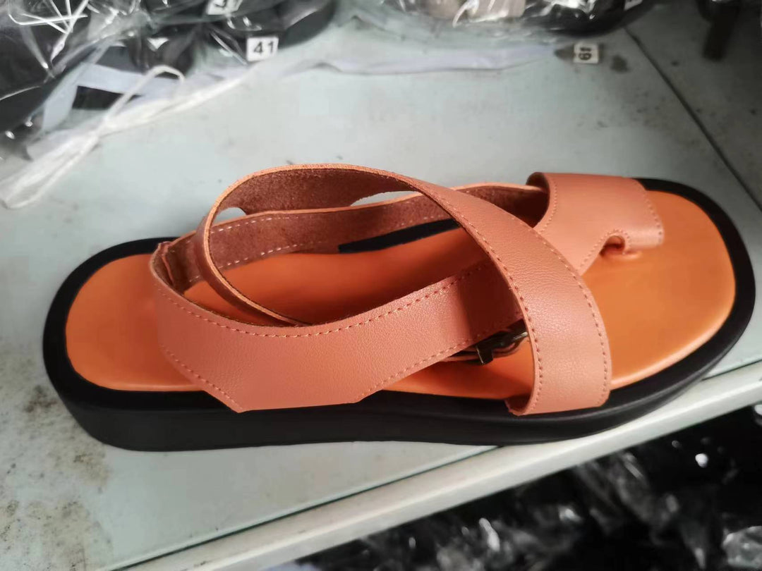 Damen Komfort-Sandalen mit praktischem Riemenverschluss R&B