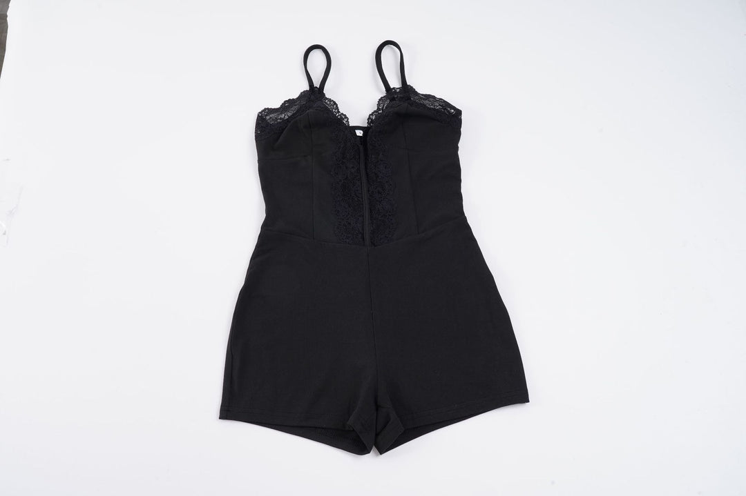 Damen Body mit Spitzendetails und enganliegendem Schnitt R&B