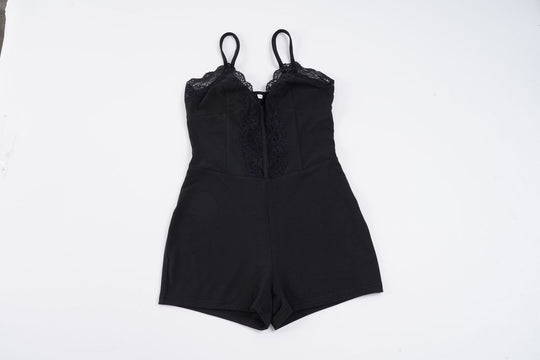 Damen Body mit Spitzendetails und enganliegendem Schnitt R&B