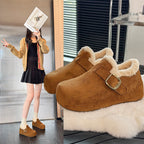 Damen Gemütliche Hausschuhe mit weichem Innenfutter und stylischem Riemen R&B