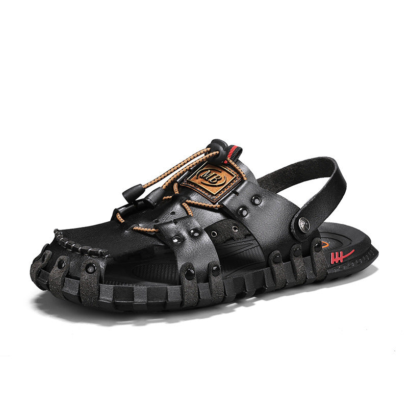 Herren Atmungsaktive Freizeit-Sandalen mit komfortablem Klettriemensystem R&B