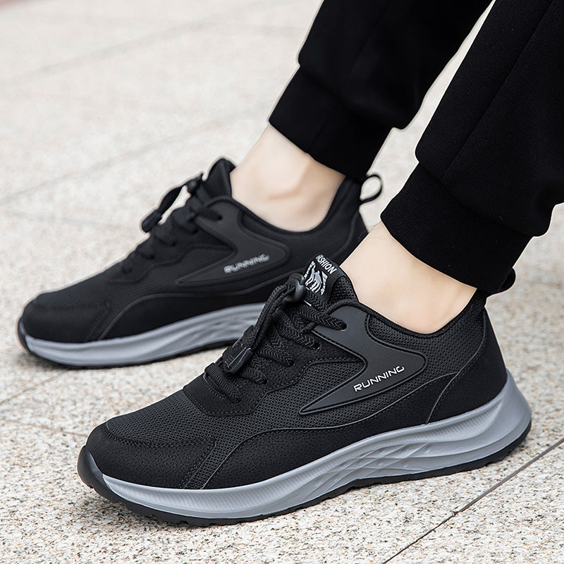 Damen Sportliche Laufschuhe mit flexiblem Schnellschnürsystem und atmungsaktiver Mesh-Oberfläche R&B