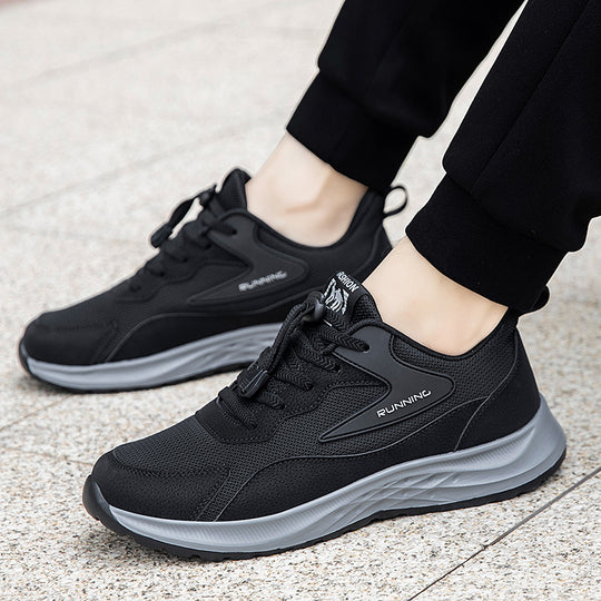 Damen Sportliche Laufschuhe mit flexiblem Schnellschnürsystem und atmungsaktiver Mesh-Oberfläche R&B