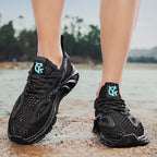 Damen Sportliche Mesh-Sneaker mit atmungsaktivem Obermaterial und innovativem Dämpfungssystem