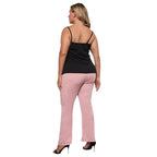 Damen Elegante Hochbundhose mit bequemem Schnitt R&B