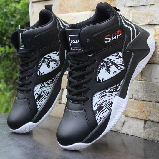 Damen Basketball-Sneaker mit ergonomischer Fußbettpolsterung und strapazierfähiger Außensohle R&B