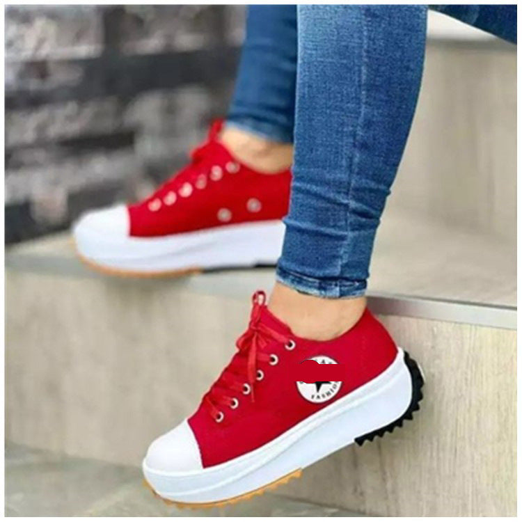 Damen modische Plateau-Sneaker mit erhöhtem Komfort und trendigem Design R&B