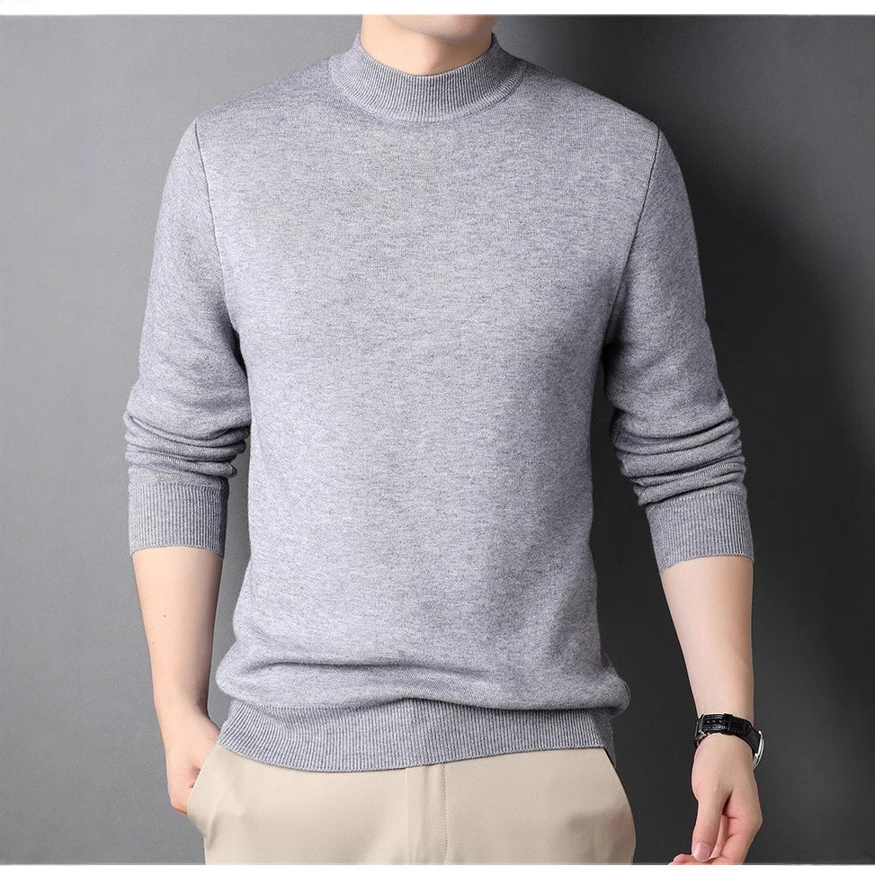 Herren Feinstrickpullover mit Rollkragen und soften Materialien R&B