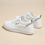 Damen lässige Sneakers mit dämpfendem Fußbett und stylischem Logo R&B