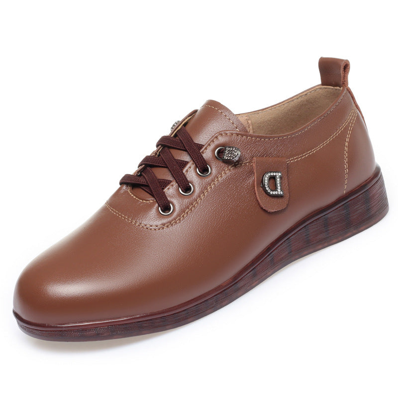 Damen Elegante Schnürschuhe mit modischem Schmuckdetail und rutschfester Sohle R&B