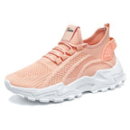 Damen Sportliche Lauf-Sneaker mit atmungsaktivem Strickoberteil R&B