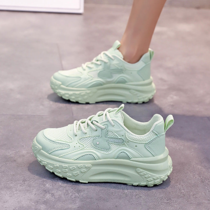 Damen Sportliche Chunky Sneakers mit atmungsaktiver Mesh-Oberfläche und dämpfendem Fußbett R&B