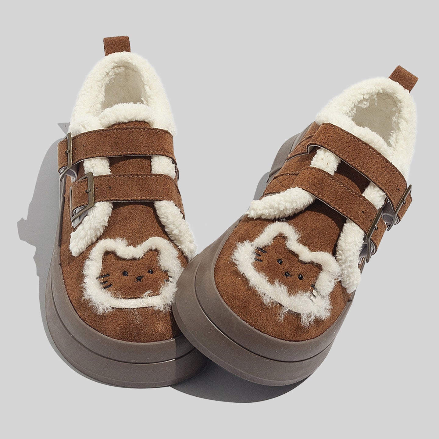 Damen Komfortable Sneaker mit weichem Innenfutter und dekorativen Riemen