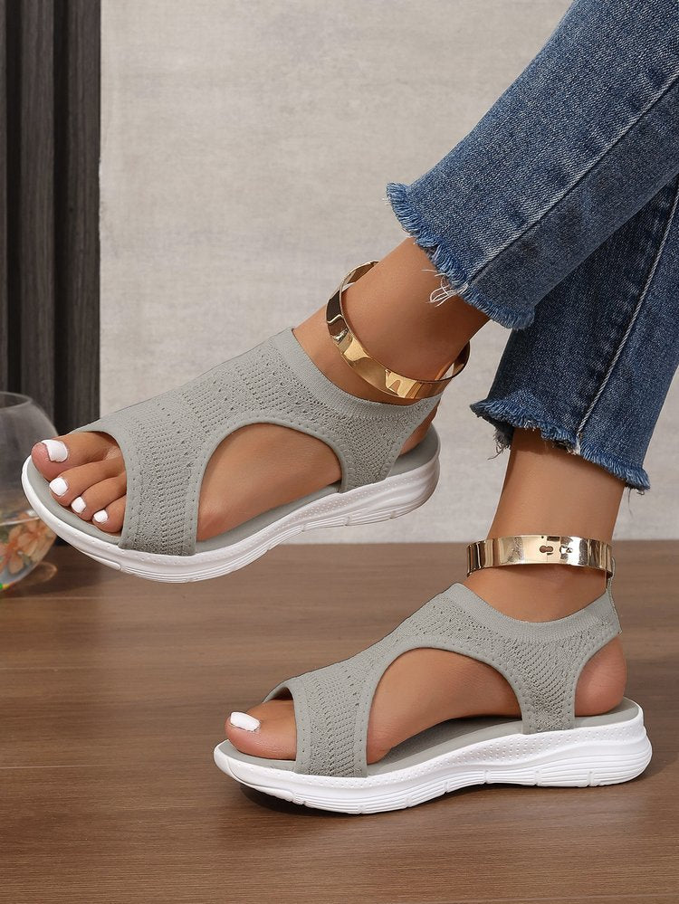 Damen Atmungsaktive Sport-Sandalen mit elastischem Obermaterial und rutschfester Sohle R&B