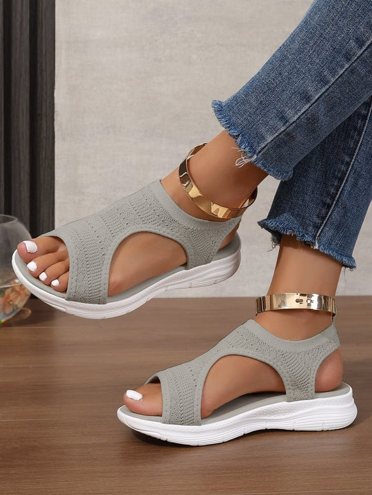 Damen Atmungsaktive Sport-Sandalen mit elastischem Obermaterial und rutschfester Sohle R&B