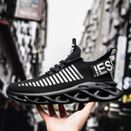 Damen Sportliche Leichtgewicht-Sneaker mit atmungsaktiver Strickoberfläche R&B