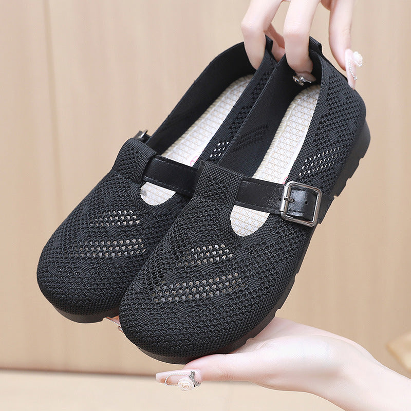 Damen Bequeme und atmungsaktive Clogs mit verstellbarem Riemen R&B