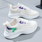 Damen atmungsaktive Freizeitschuhe mit flexiblem Sohlenprofil R&B