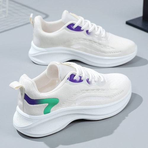 Damen atmungsaktive Freizeitschuhe mit flexiblem Sohlenprofil R&B