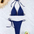 Damen stilvoller Triangel-Bikini