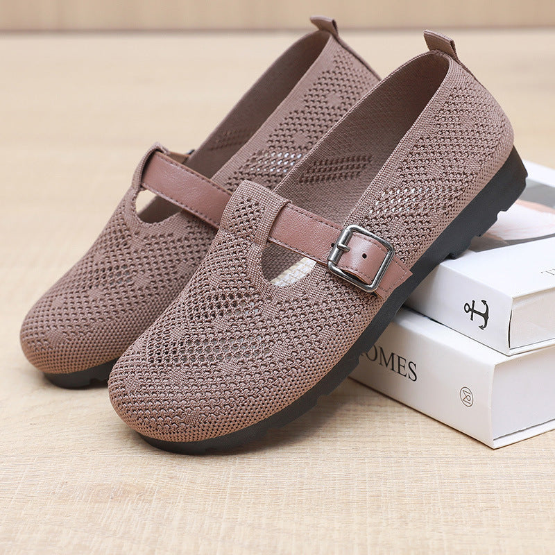 Damen Bequeme und atmungsaktive Clogs mit verstellbarem Riemen R&B