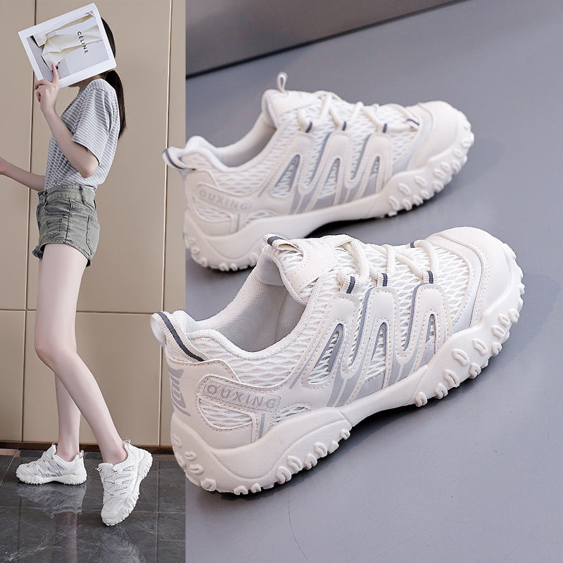 Damen Sportliche Freizeitschuhe mit atmungsaktiver Mesh-Oberfläche R&B