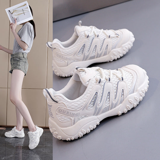 Damen Sportliche Freizeitschuhe mit atmungsaktiver Mesh-Oberfläche R&B