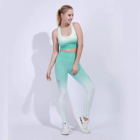 Damen Sportliches Fitness-Set mit atmungsaktivem Material und hoher Flexibilität R&B