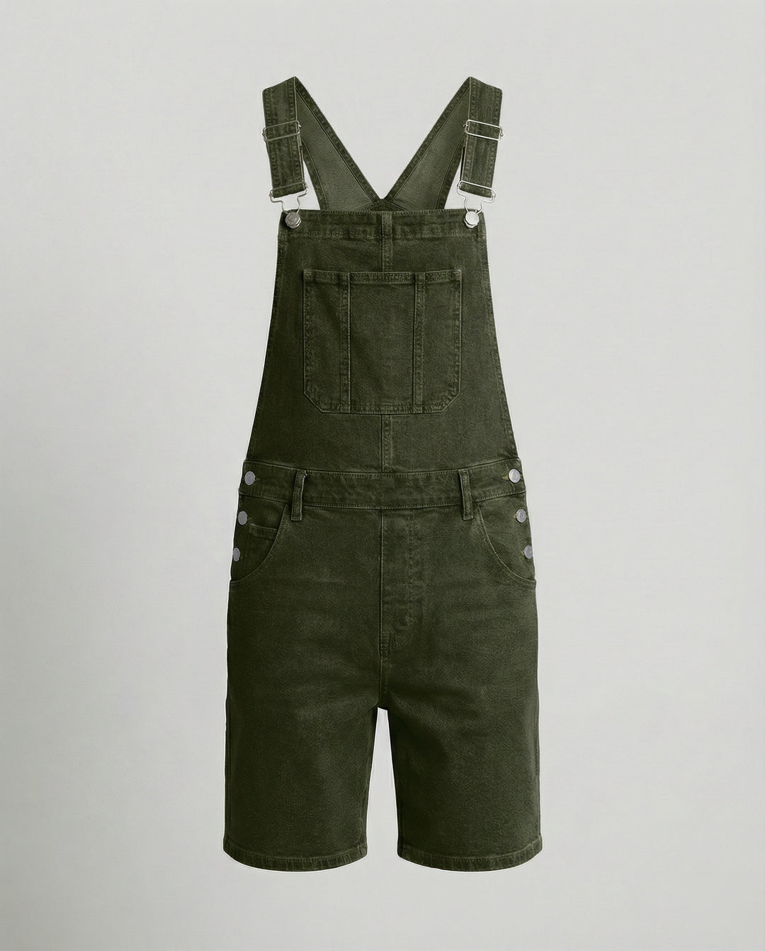 Herren Denim Latzshorts mit Taschen