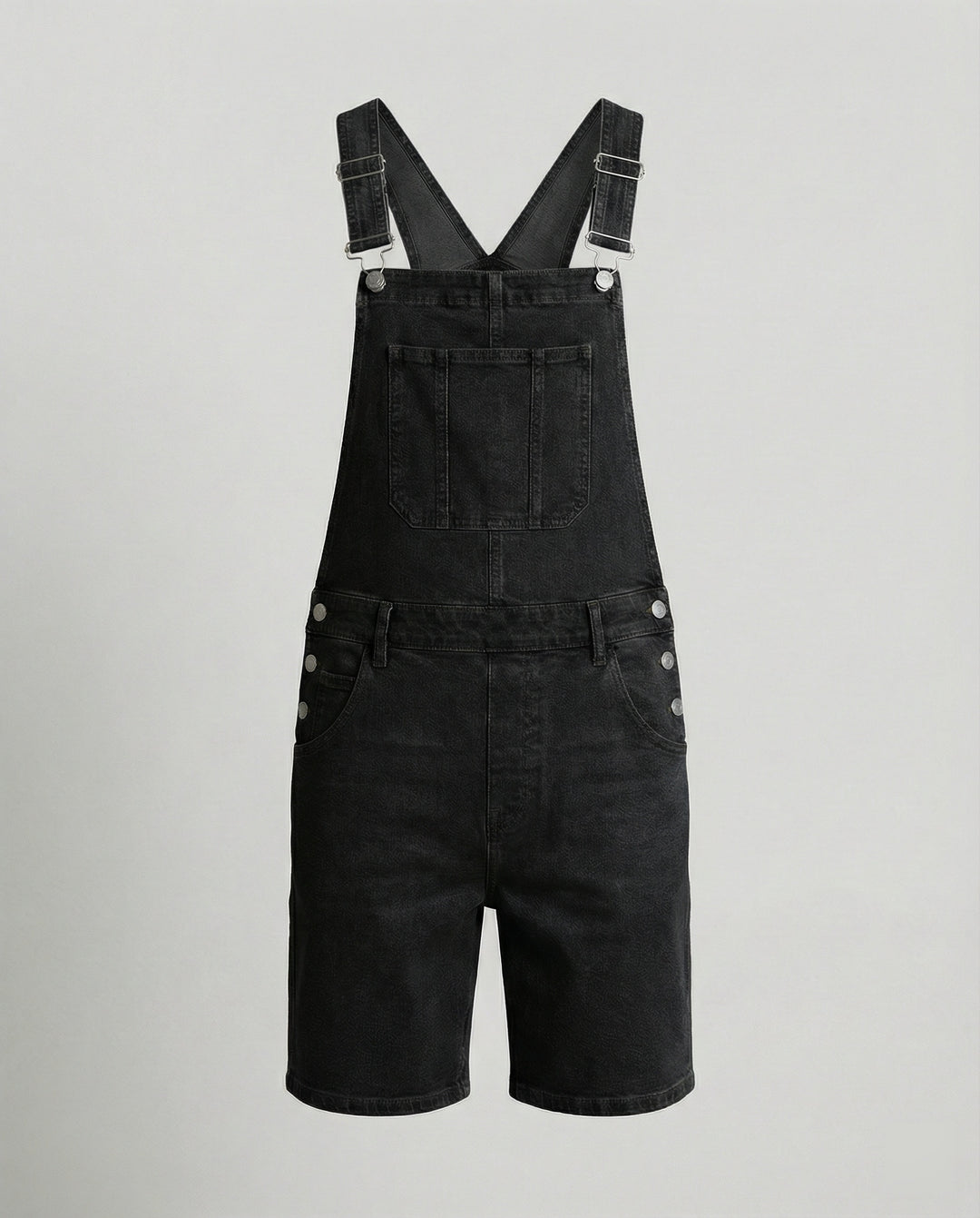 Herren Denim Latzshorts mit Taschen