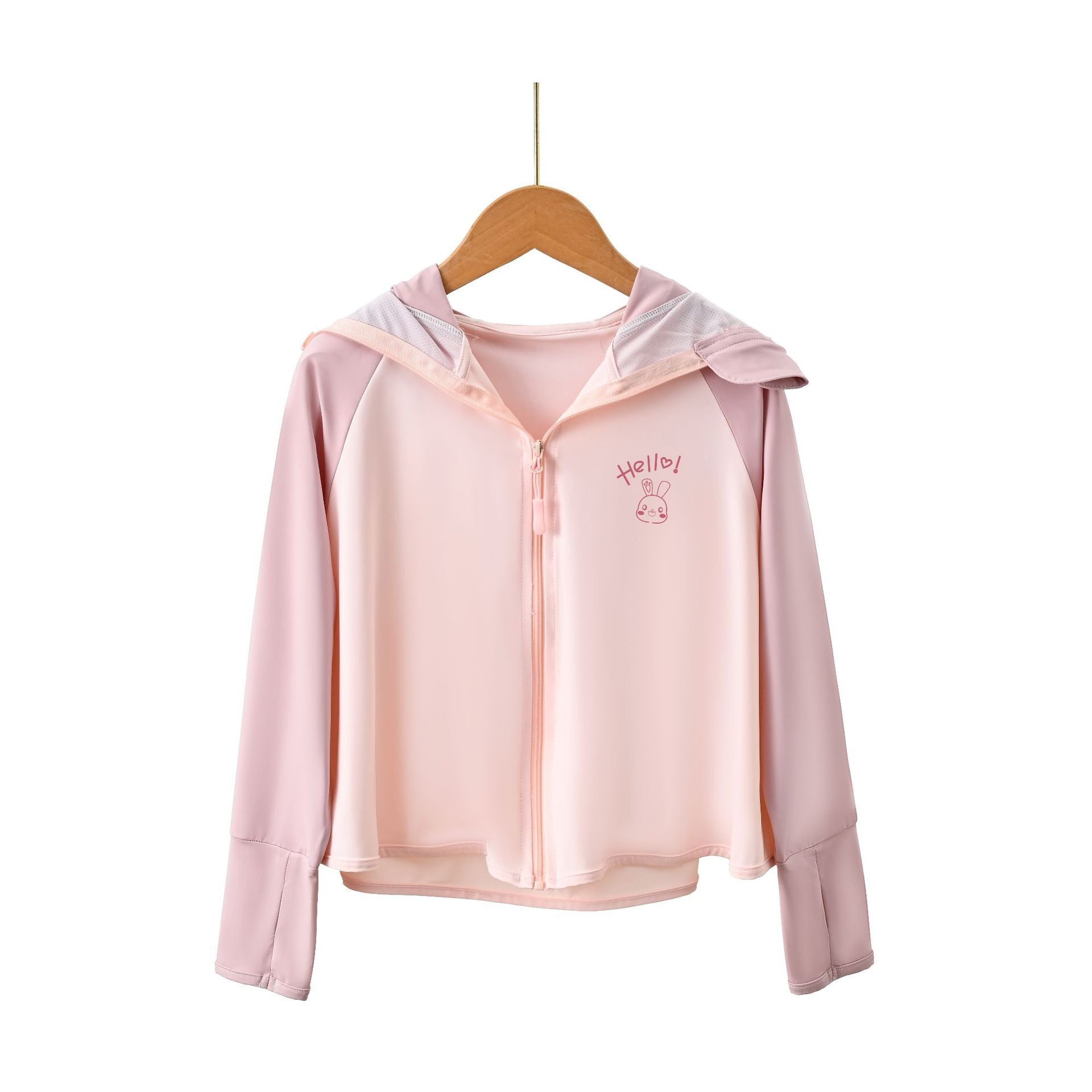 Damen Sportjacke mit funktionalem UV-Schutz und Kapuze R&B