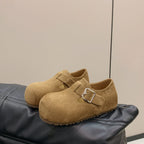 Damen Clogs mit modischer Schnalle und ergonomischem Fußbett R&B