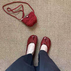 Damen elegante Ballerinas mit modischem Knotendetail R&B