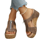 Damen Plateausandaletten R&B