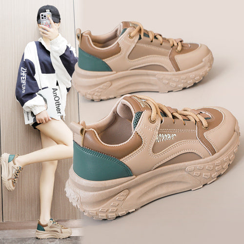 Damen Sportliche Sneakers mit dämpfendem Sohlenprofil und atmungsaktiver Mesh-Oberfläche R&B