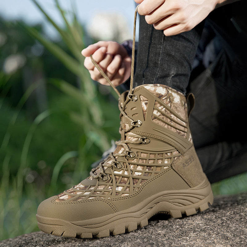 Herren Multifunktionale Camo-Trekkingstiefel