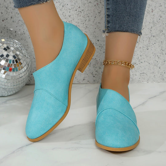 Damen Elegante Slip-On Schuhe mit glitzerndem Finish R&B
