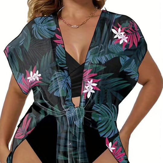 Damen Wickelkleid und Bikini-Set R&B