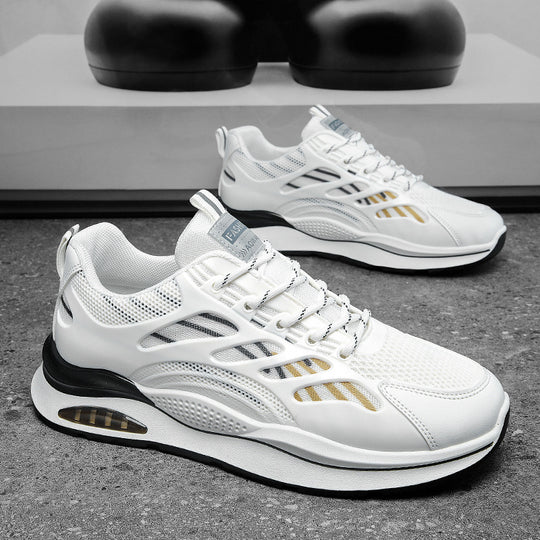 Damen Sportliche Freizeitsneakers mit atmungsaktiver Mesh-Oberfläche und modernem Dämpfungssystem R&B