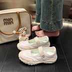 Damen Bequeme Sneaker mit elastischem Riemen und rutschfester Sohle R&B