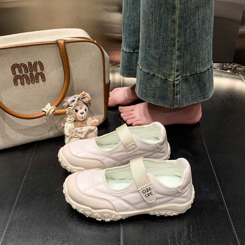 Damen Bequeme Sneaker mit elastischem Riemen und rutschfester Sohle R&B