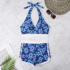 Damen Schwimmanzug mit modischen Blumenmustern R&B