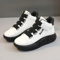 Damen Sportliche High-Top Sneakers mit elastischen Schnürsenkeln R&B