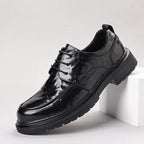 Herren Elegante Schnürschuhe mit edlem Glanz und rutschfester Sohle