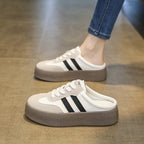 Damen Plateau Slipper mit modischem Design und komfortabler Sohle