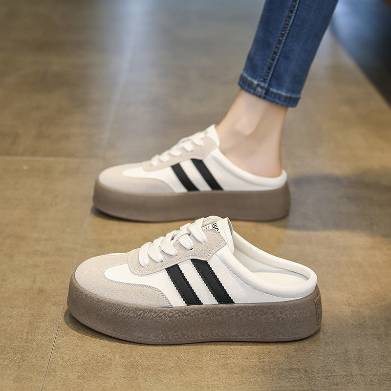 Damen Plateau Slipper mit modischem Design und komfortabler Sohle
