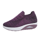 Damen Atmungsaktive Slip-On Sneakers mit dämpfendem Fußbett