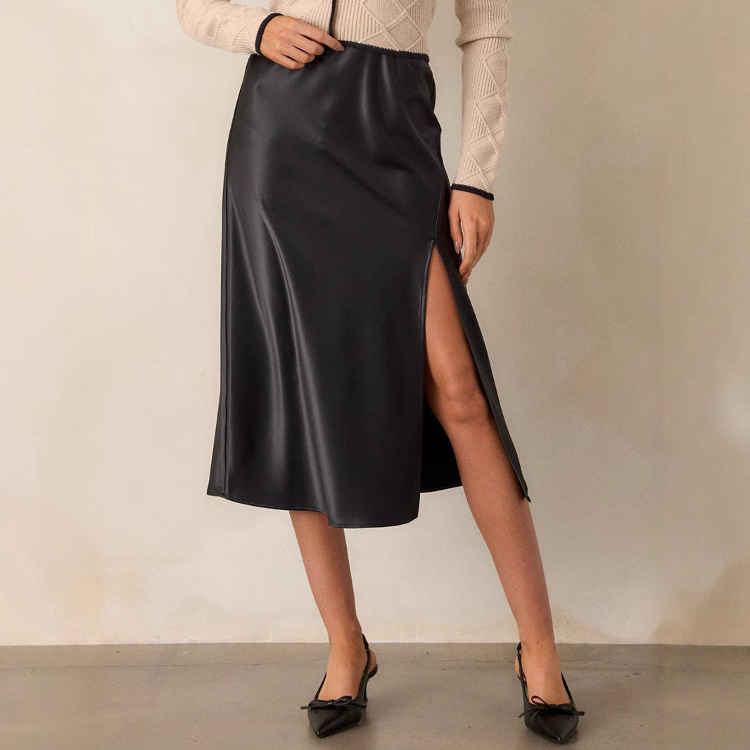 Damen Eleganter und fließender Maxikleid R&B